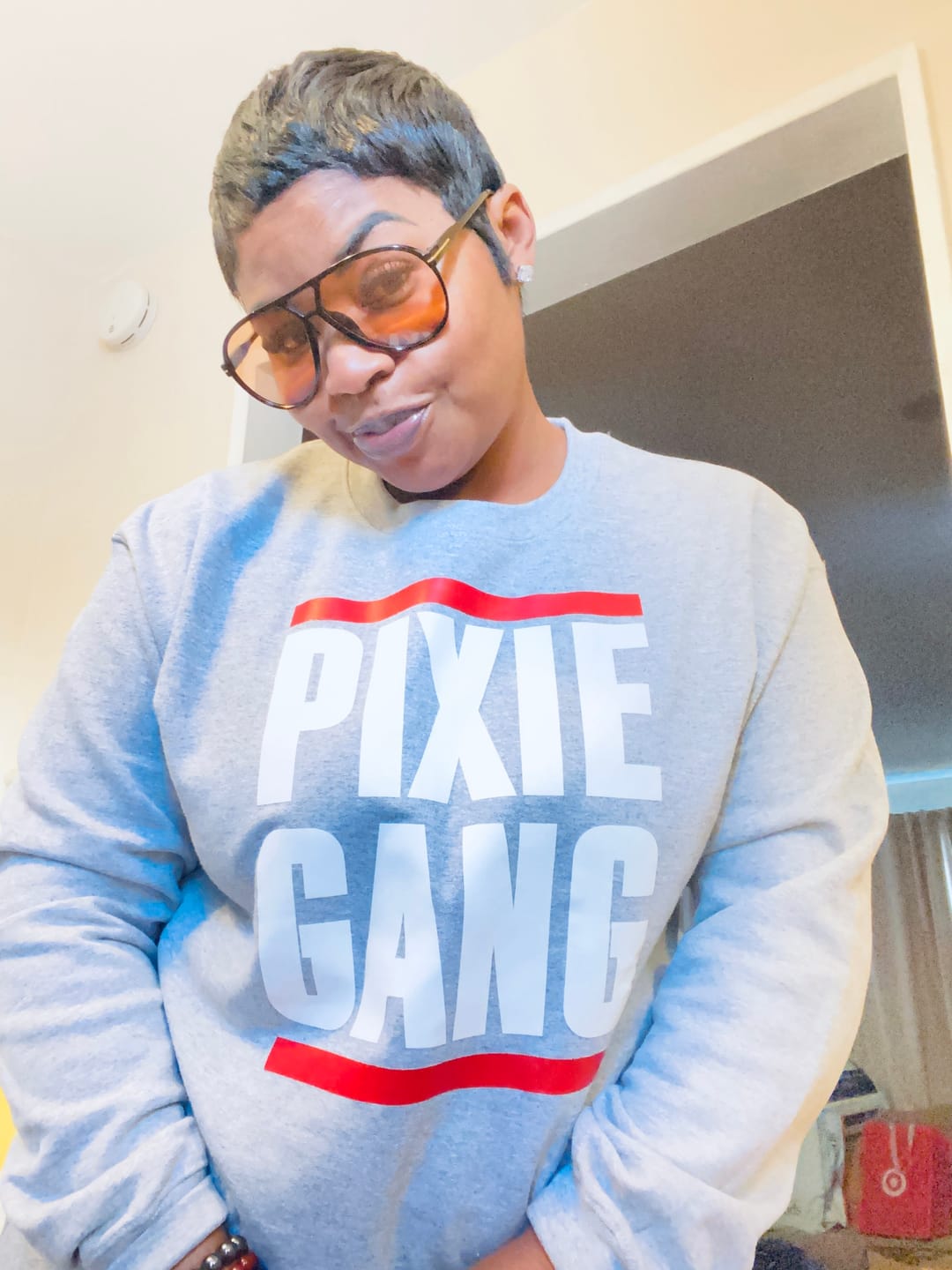 Customer photo review of Pixie Gang Sweatshirt (Grey)