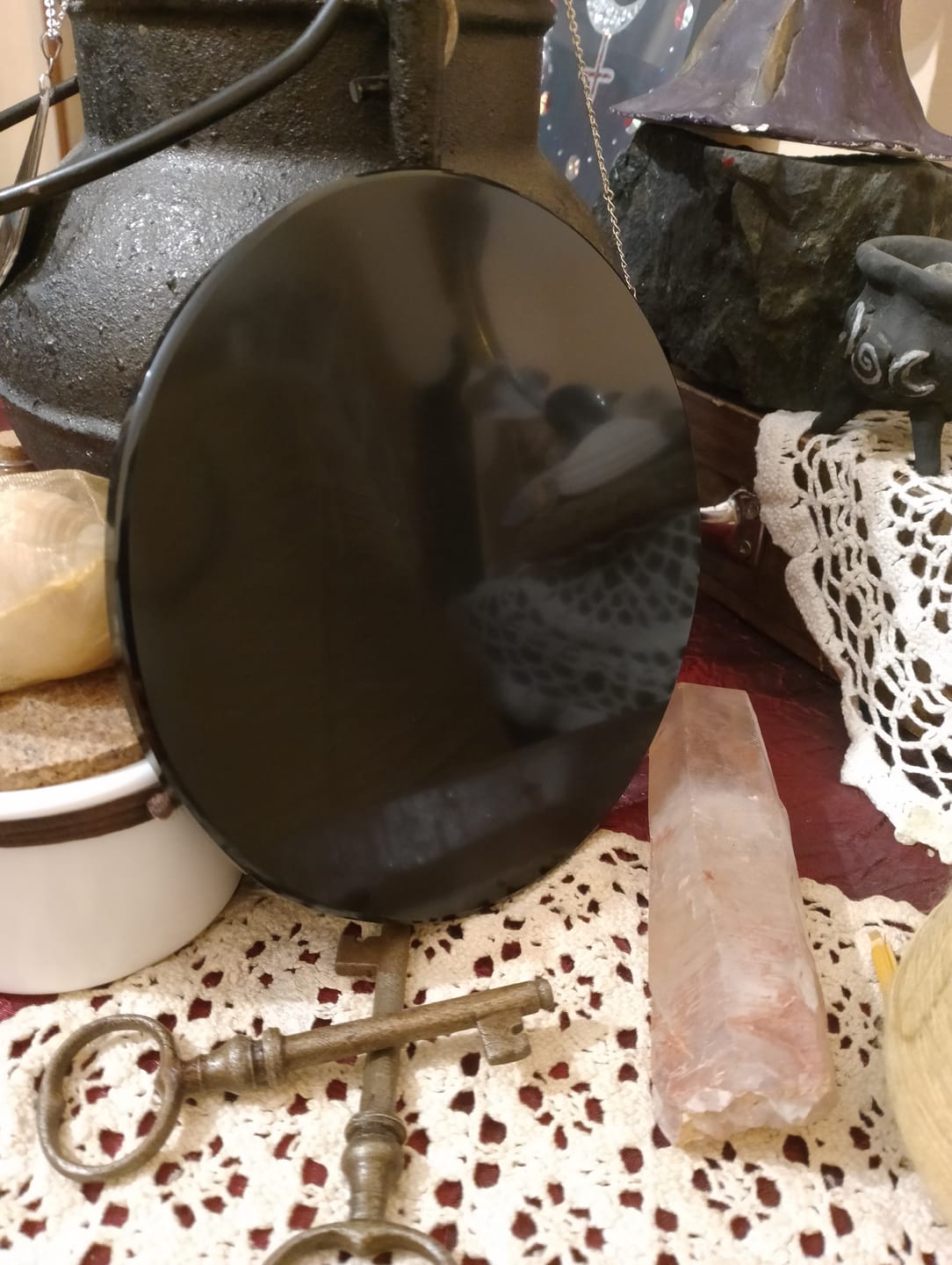 Customer photo review of Espejo de obsidiana | Adivinación