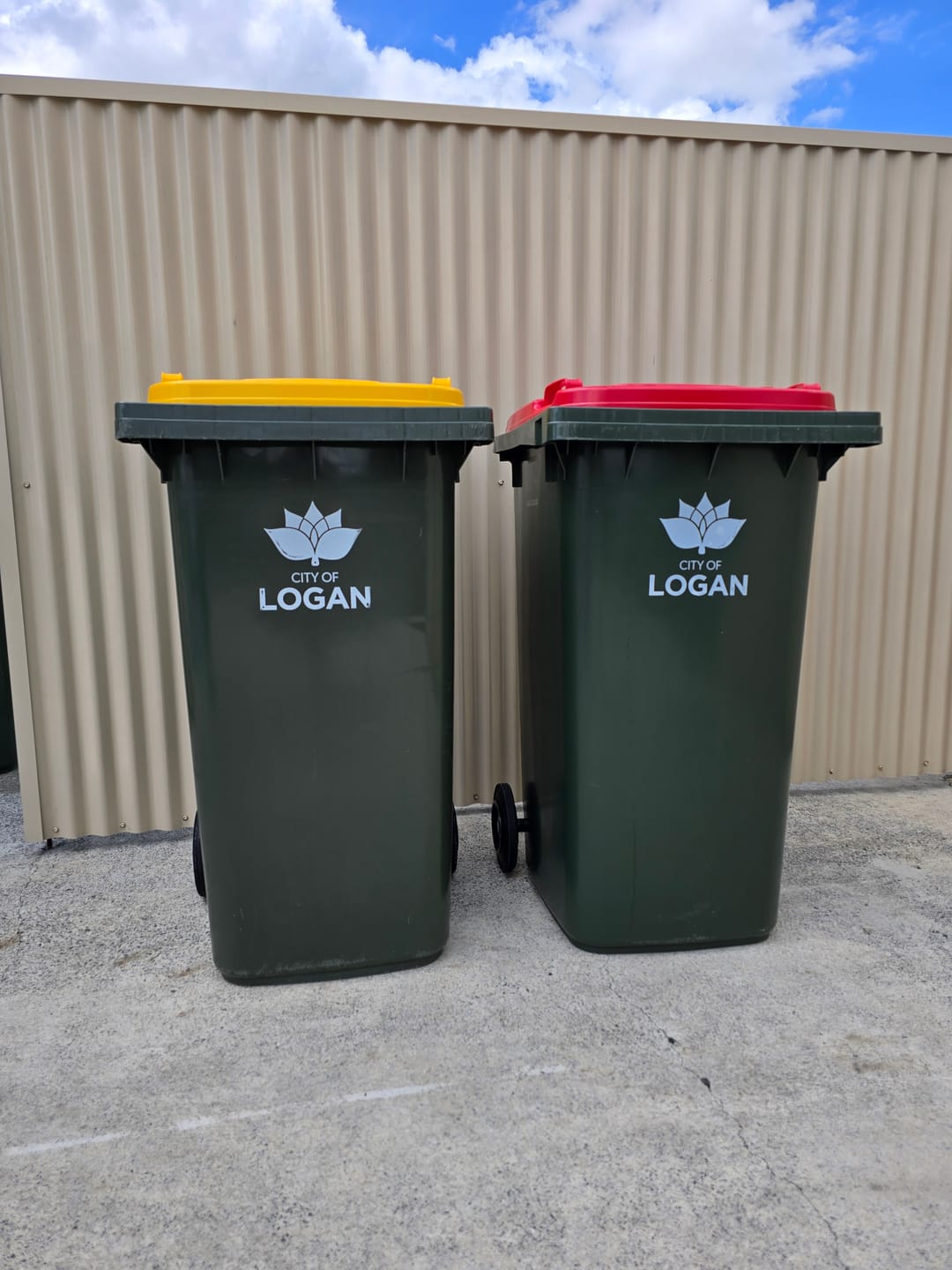 Customer photo review of Wheelie Bin Street Name & Number Sticker