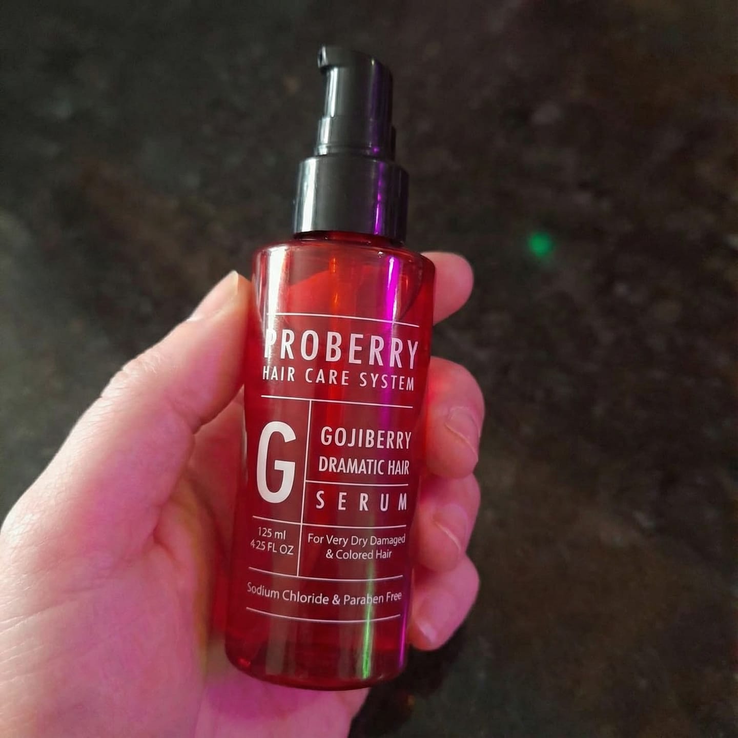 Customer photo review of סרום ״דרמטיק״ לשיער יבש צבוע ופגום 125 מ"ל | Hair Restore Serum