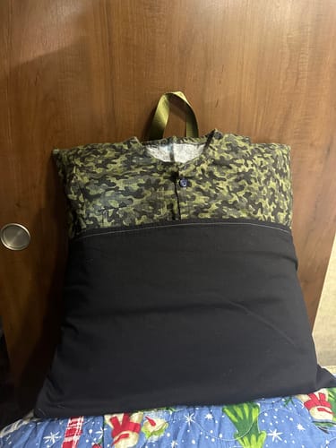 Customer photo review of Reading Pillow / Pocket Book Pillow Sewing Pattern in Two Sizes | Digital PDF Pattern