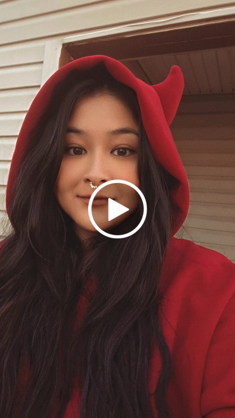 Customer video review of DEVIL HOODIE - RED