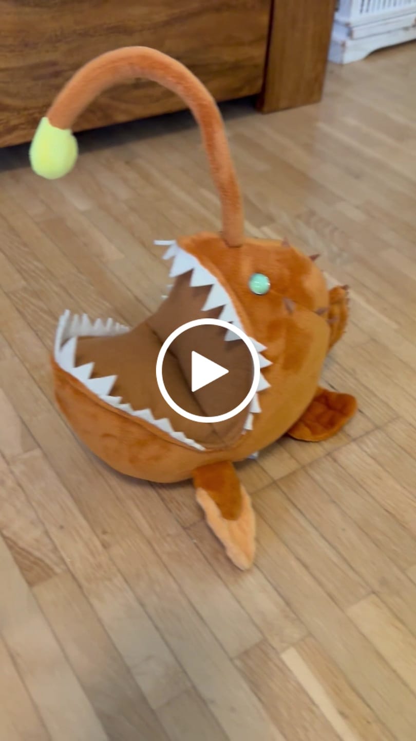 Customer video review of Anglerfish Soft Stuffed Plush Toy