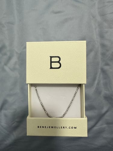 Customer photo review of Ella Tennis Necklace