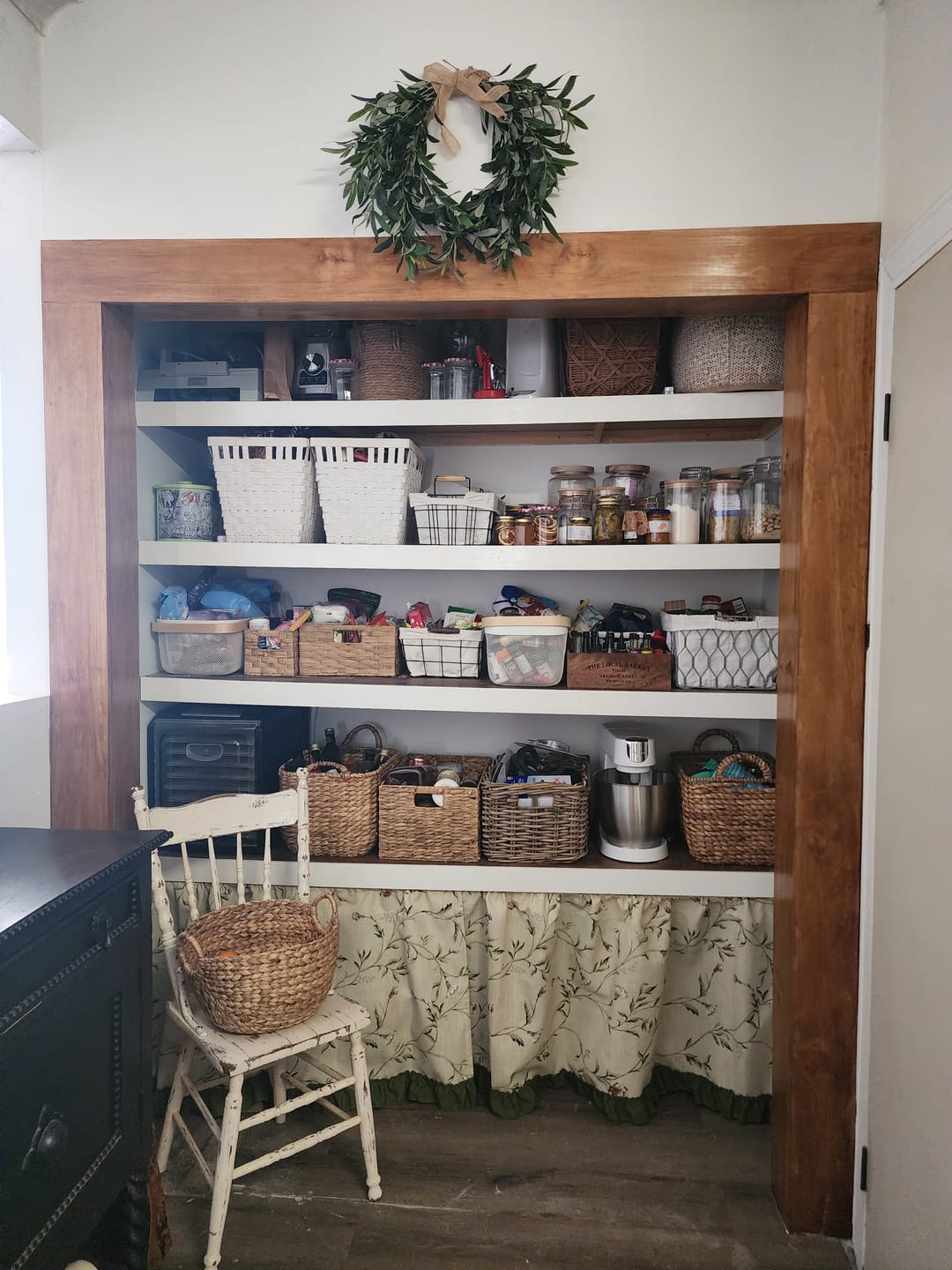 Customer photo review of Countryside Floral Cabinet Curtain