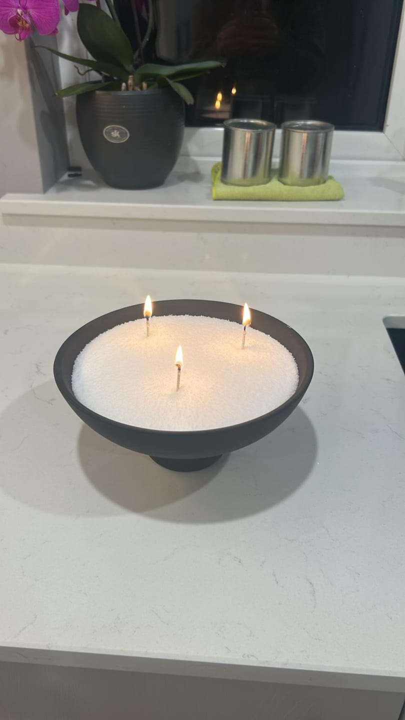 Customer photo review of Baburu Candle Sand Gift Set