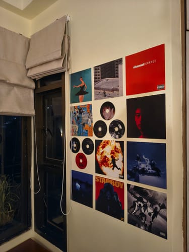 Customer photo review of PLAYLIST - ALBUM COVER PRINTS - CUSTOM WALL COLLAGE POSTERS