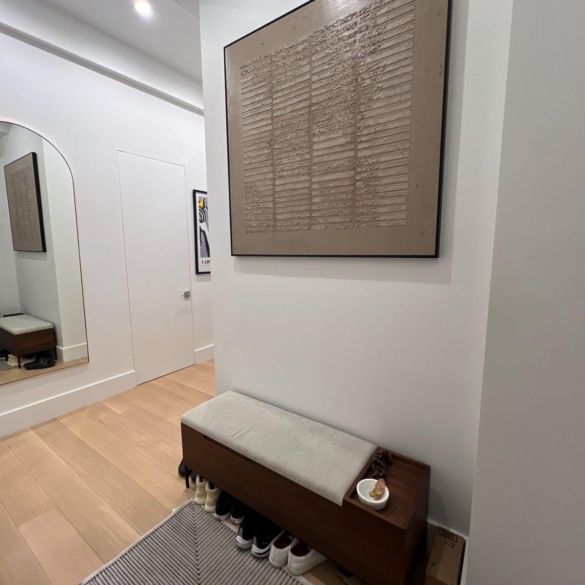 Customer photo review of Wabi Sabi Square Canvas Art - Sediment