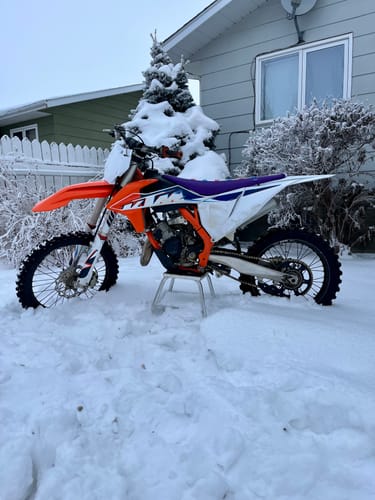 Customer photo review of Custom Seat Cover: 2022 KTM 150 SX