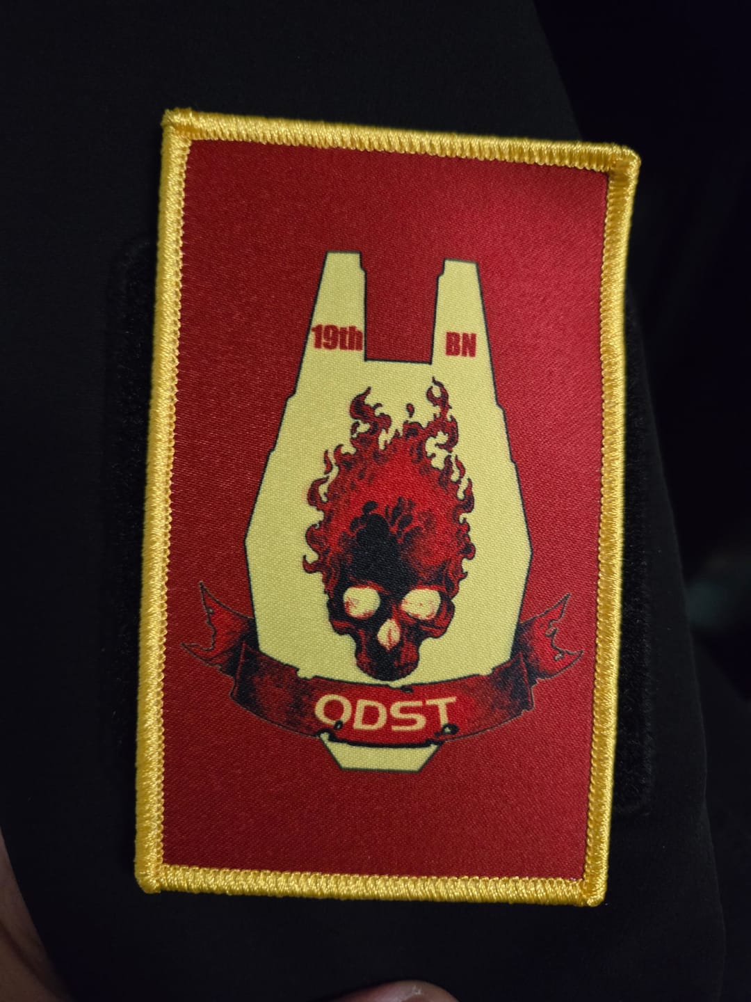 Customer photo review of Hell Jumper - Sublimation Velcro Morale Patch
