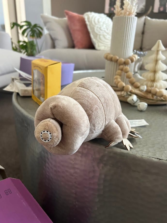 Customer photo review of Tardigrade Water Bear Soft Stuffed Plush Toy