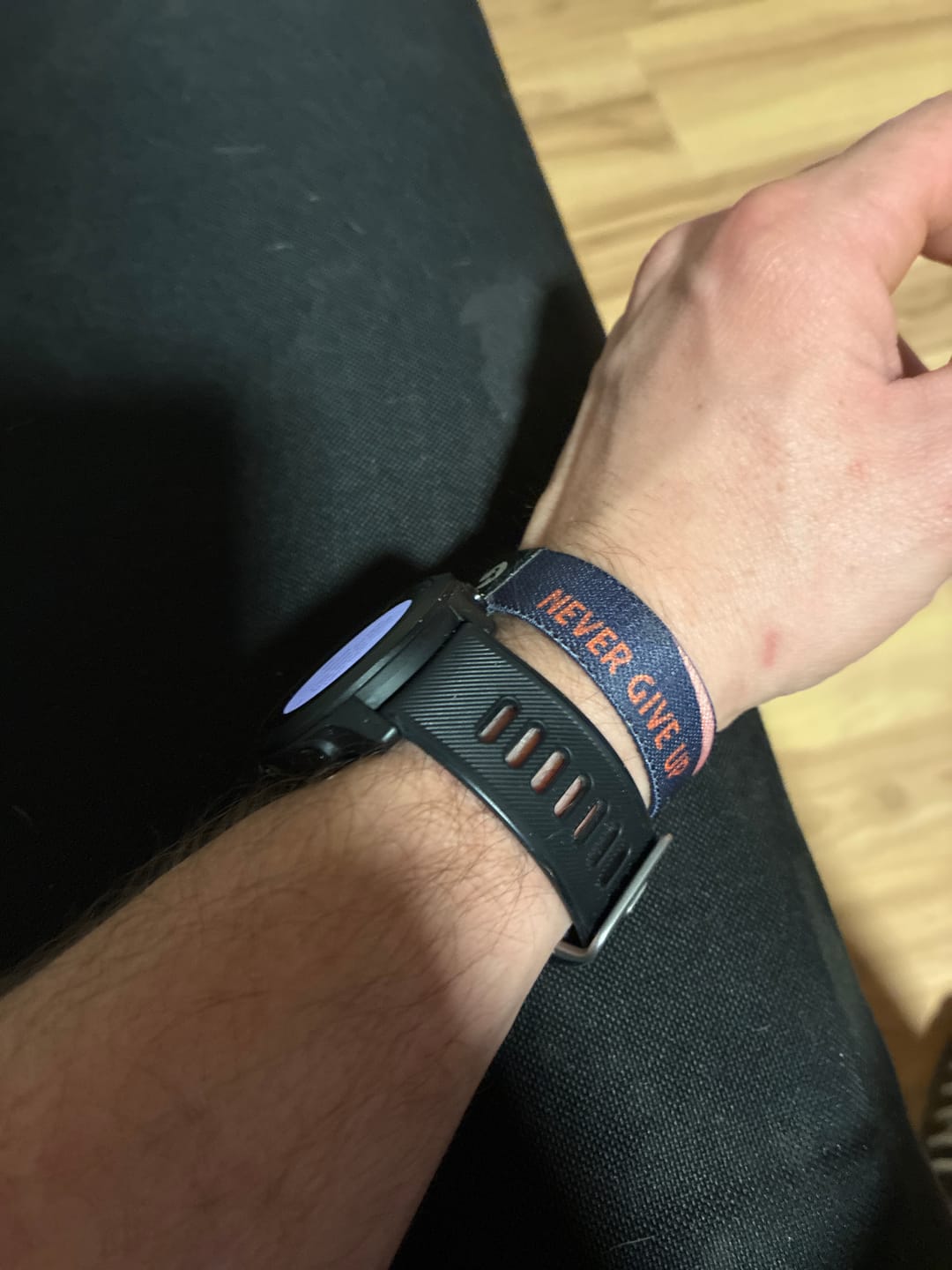 Customer photo review of Push Your Limits - Elastisches Armband