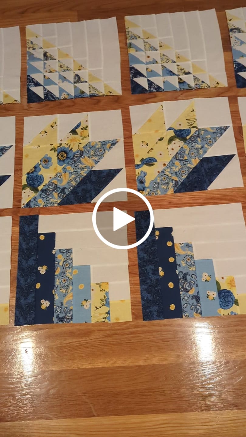 Customer video review of Beginner Block Of The Month - Petal Path Sunshine Blooms (54.5" x 68")