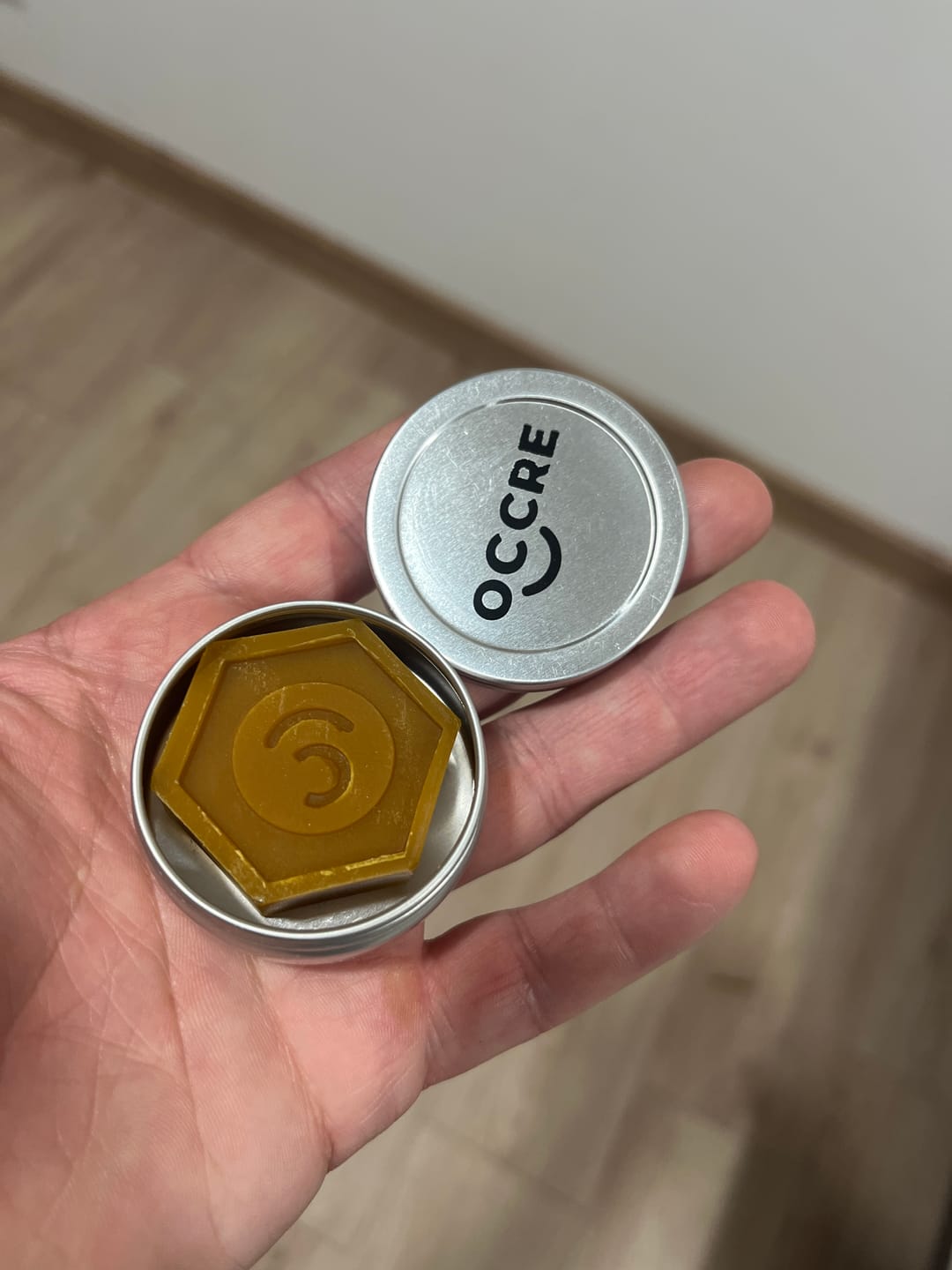 Customer photo review of Taco de cera para hilos 100% natural