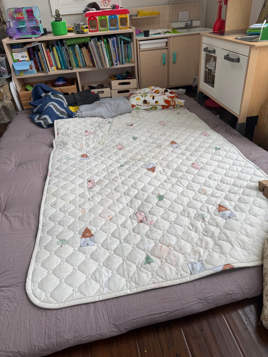 Customer photo review of Heated Mattress Pad