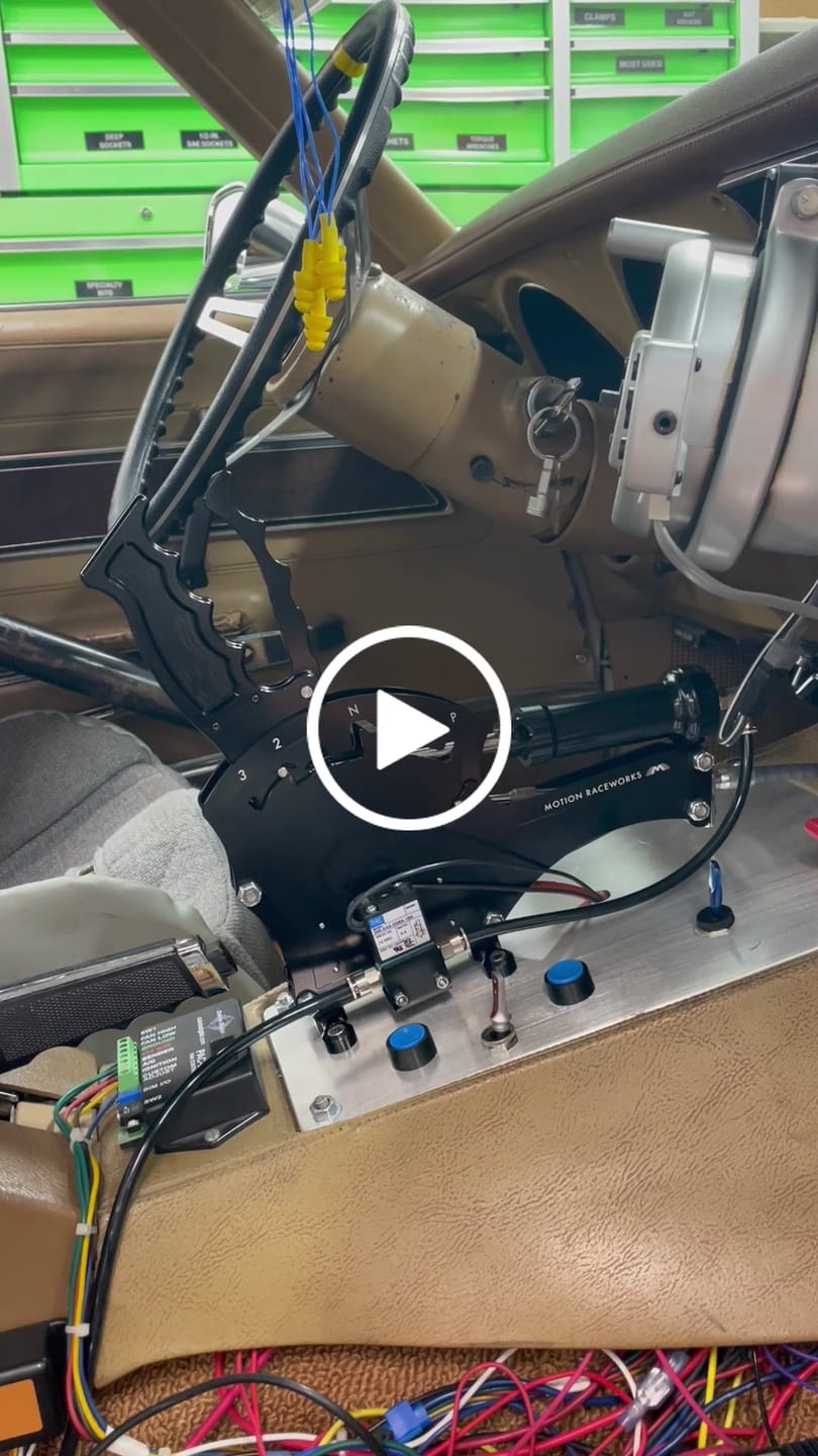Customer video review of TH400 3 Speed Reverse Pattern Operator Series Billet Shifter Front Exit