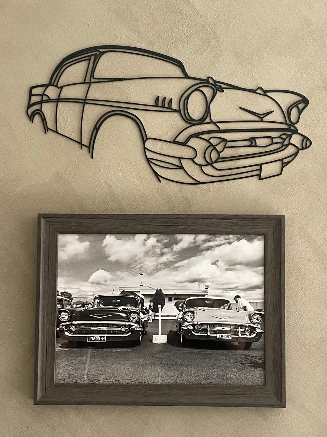 Customer photo review of Custom Car & 4WD Metal Wall Art