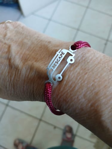 Customer photo review of Bracelet Van Personnalisé
