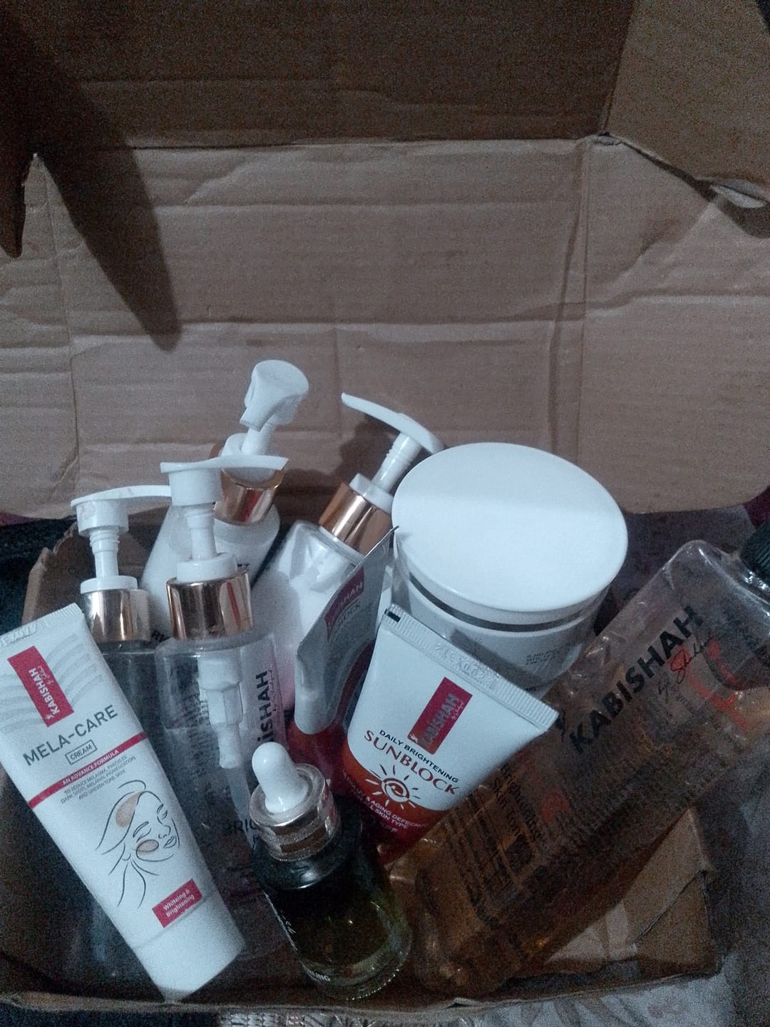 Customer photo review of Body Hydrating & Brightening Bundle