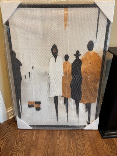 Customer photo review of MODERN PEOPLE CANVAS