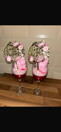 Customer photo review of Birthday Cocktail Kit