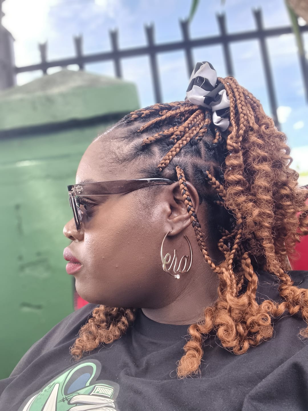 Customer photo review of Silver Era Logo Hoops