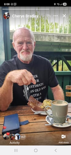 Customer photo review of Never Under 22 T-Shirt
