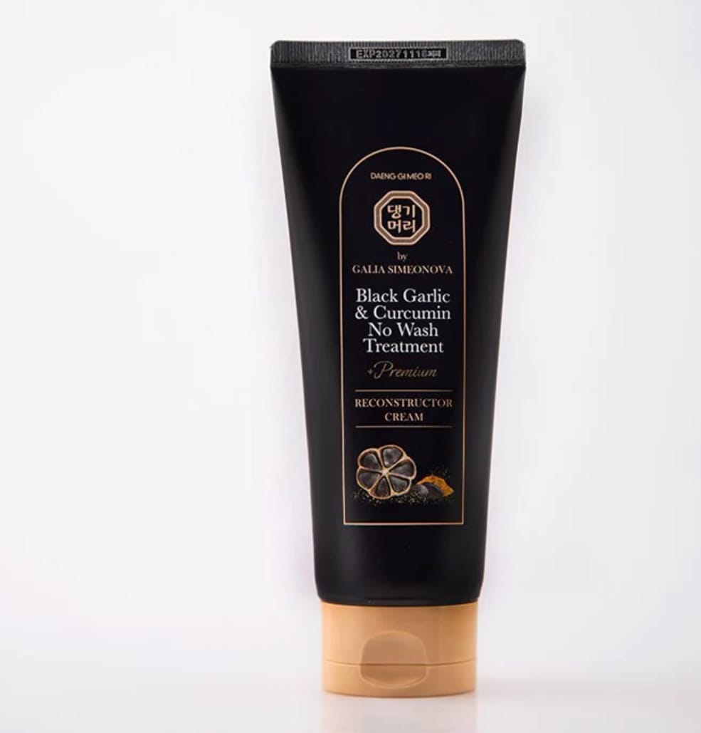Customer photo review of Реконструктор за увредена и цъфтяща коса с черен чесън и куркумин DOORI Black Garlic & Curcumin Cream Premium Reconstructor