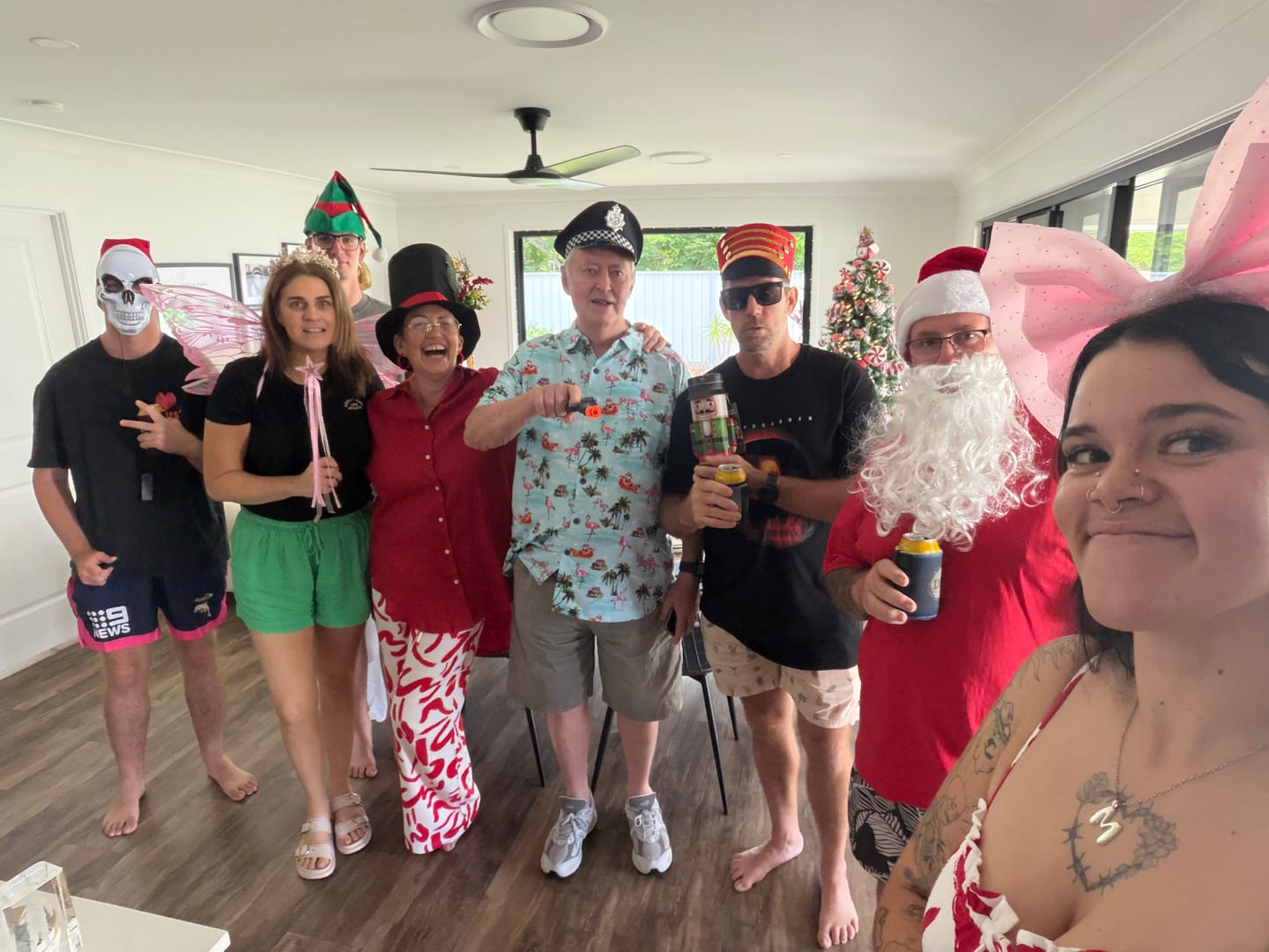 Customer photo review of Christmas Murder Mystery Host Your Own Dinner Party Game Kit