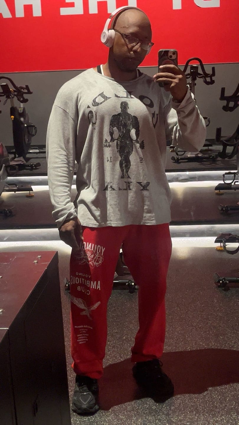 Customer photo review of 8047 - Gold's Gym Thermal Longsleeves