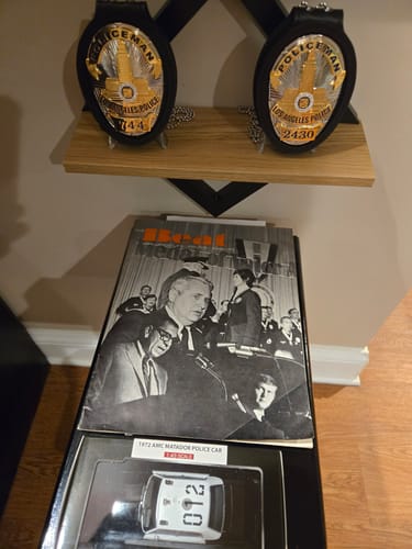 Customer photo review of Adam 12 James Reed #2430 & Pete Malloy #744 2Pcs Badges Set