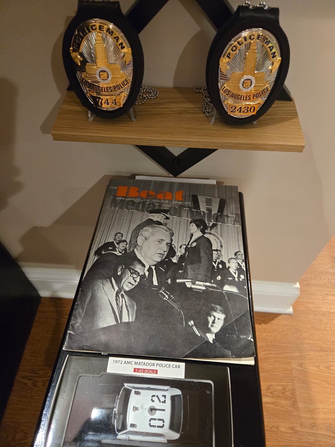 Customer photo review of Adam 12 James Reed #2430 & Pete Malloy #744 2Pcs Badges Set