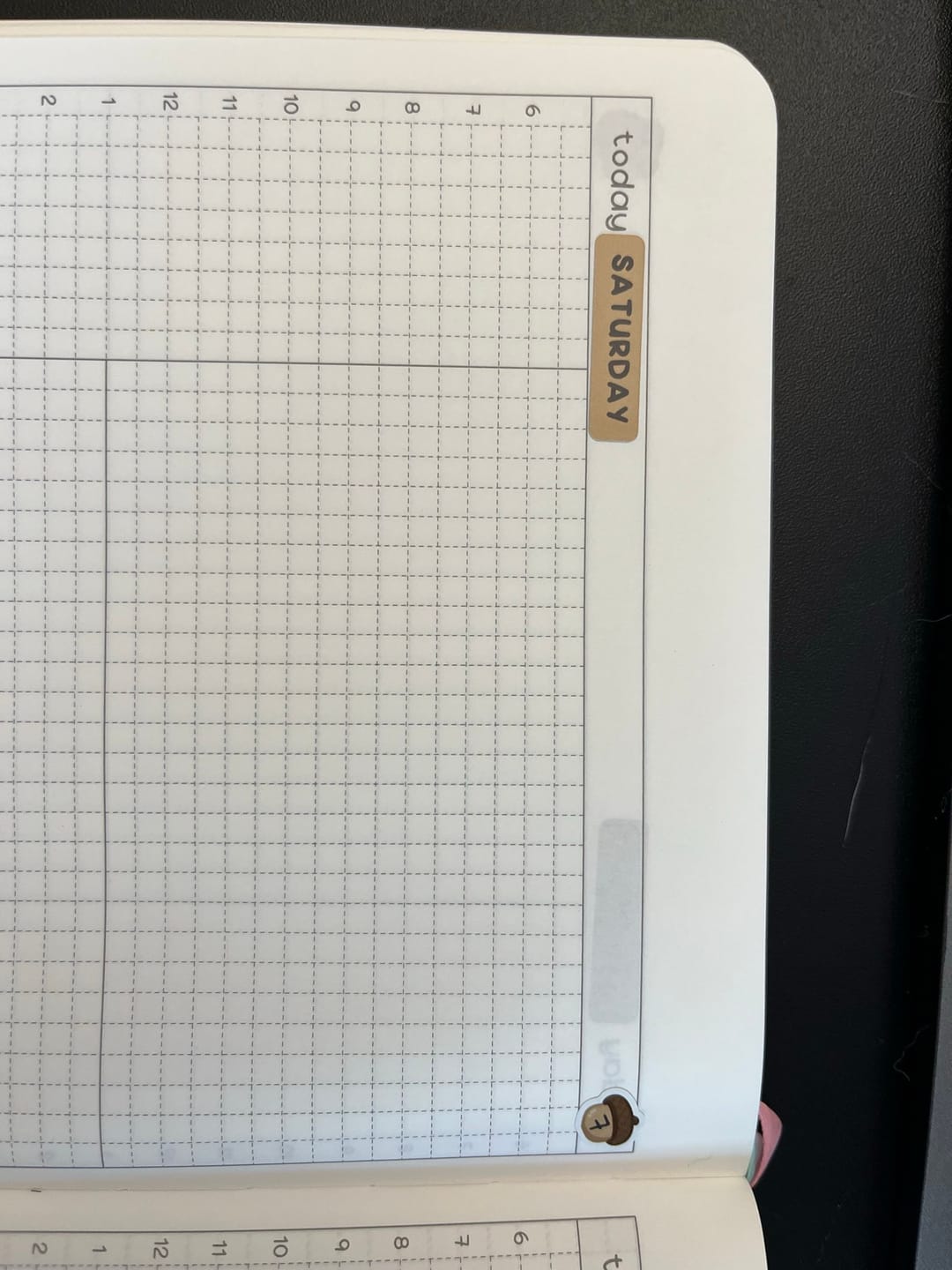 Customer photo review of Numbers - Squirrelly Acorn Planner Stickers