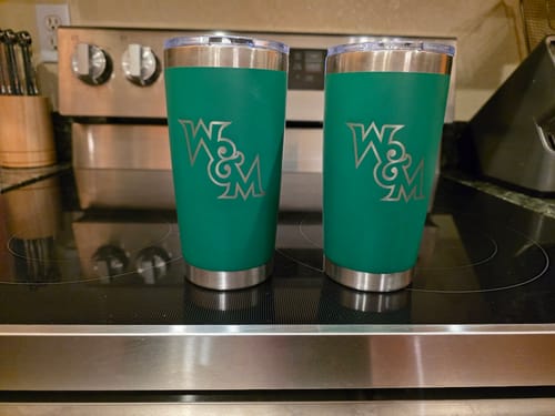 Customer photo review of (6 Pieces) Laser Engraved Tumbler | 20 oz