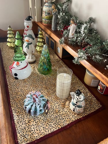 Customer photo review of Mercury Glass Dimple Tree 6, Gold