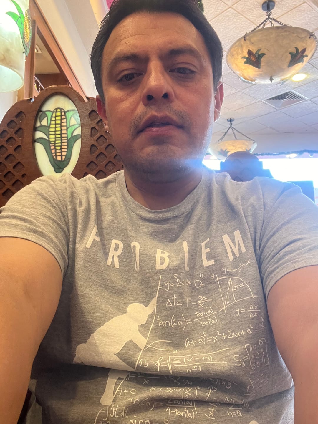 Customer photo review of Problem Solving Side Climb Tee