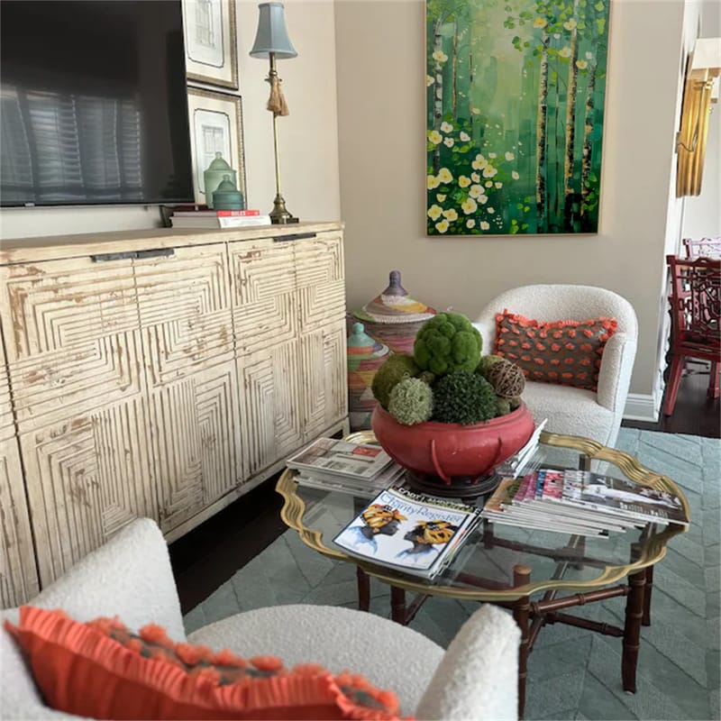Customer photo review of Flower & Tree Abstract Textured Wall Art #ML071