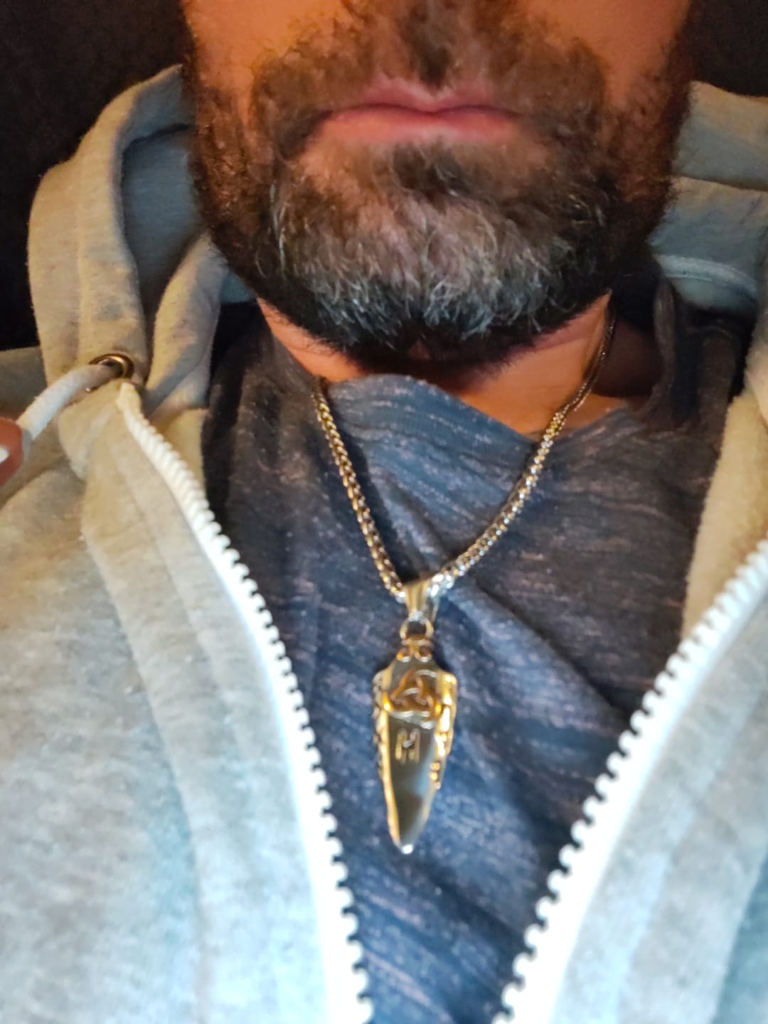 Customer photo review of Gungnir Necklace