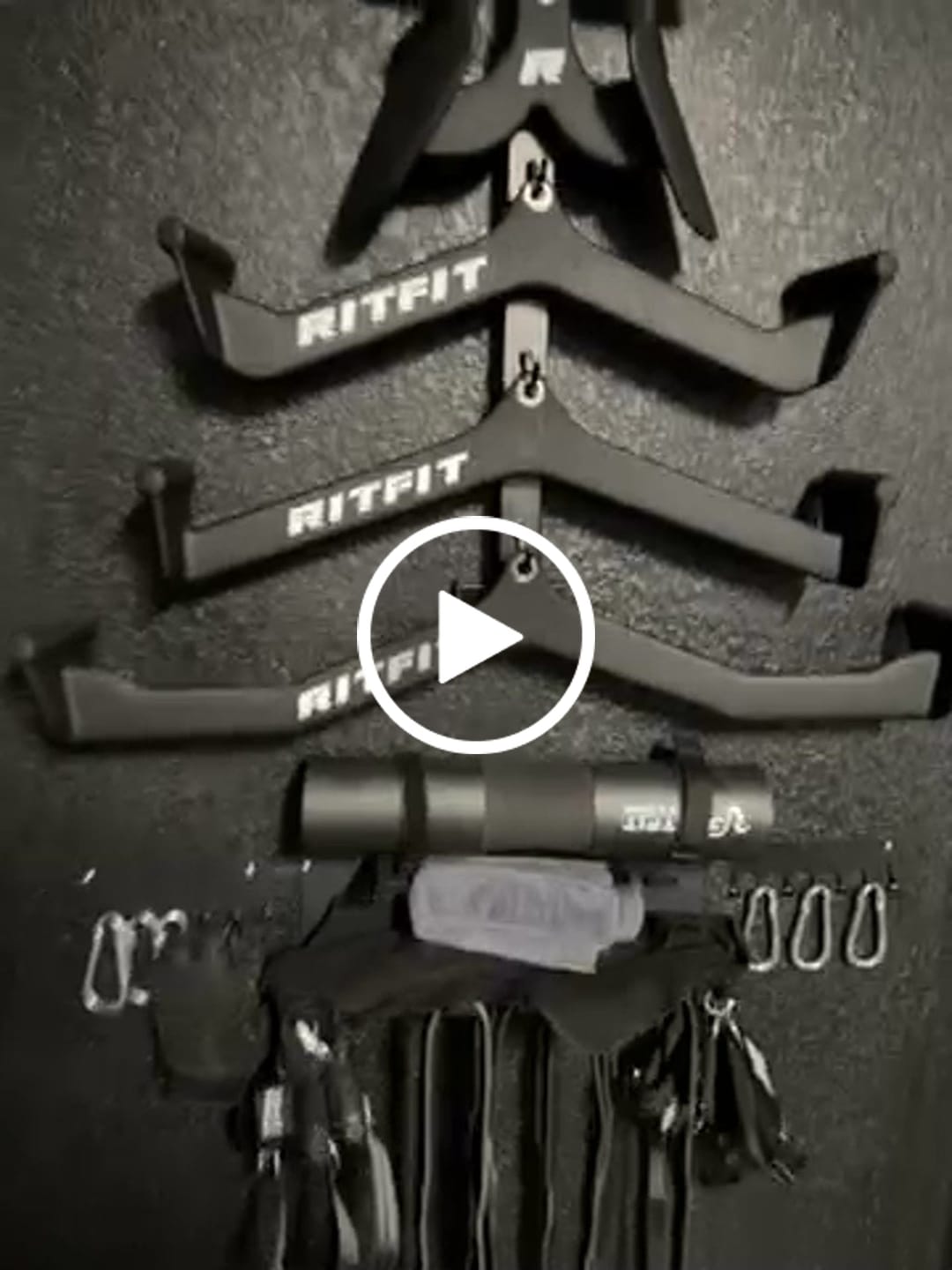 Customer video review of RitFit 5pcs Lat Pulldown Bar Combo