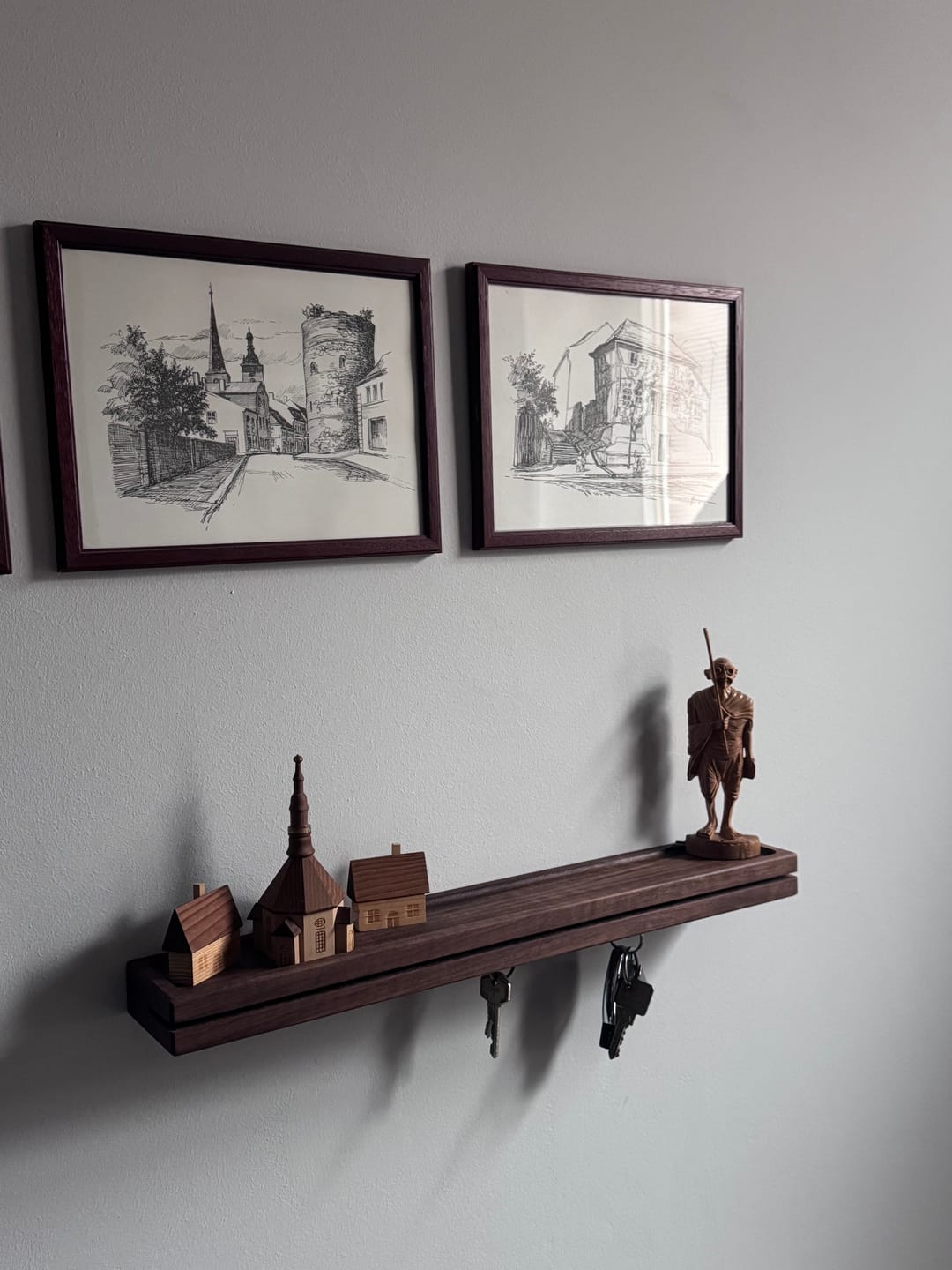 Customer photo review of Schlüsselbrett TALEA aus Holz