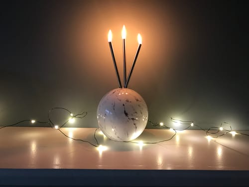 Customer photo review of Silver Everlasting Candles