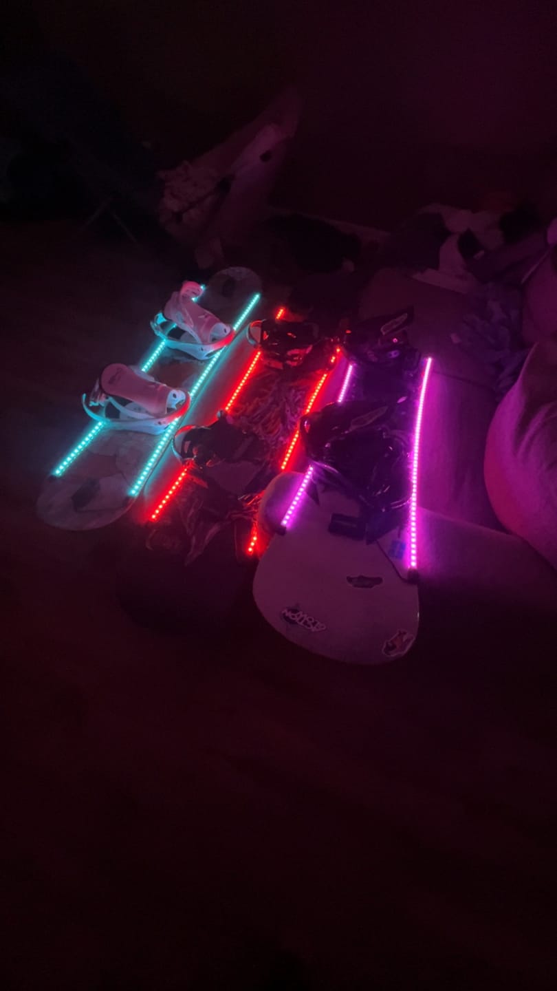 Customer photo review of LED SNOWBOARD SYSTEM