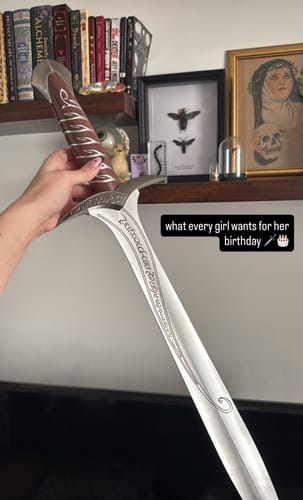 Customer photo review of Elven Sting Lord of the Rings Sword