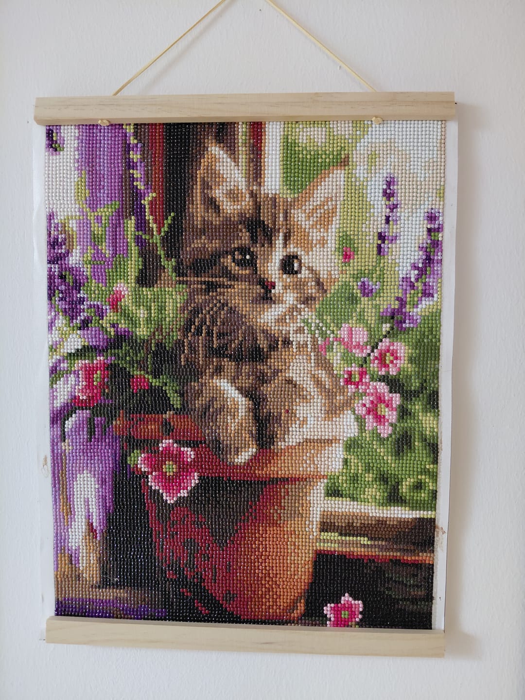 Customer photo review of Holzrahmen mit Magnetverschluss für Diamond Painting