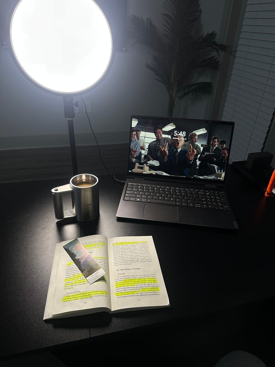 Customer photo review of 5lb HEAVY* Mug | Stainless Steel Weighted Mug