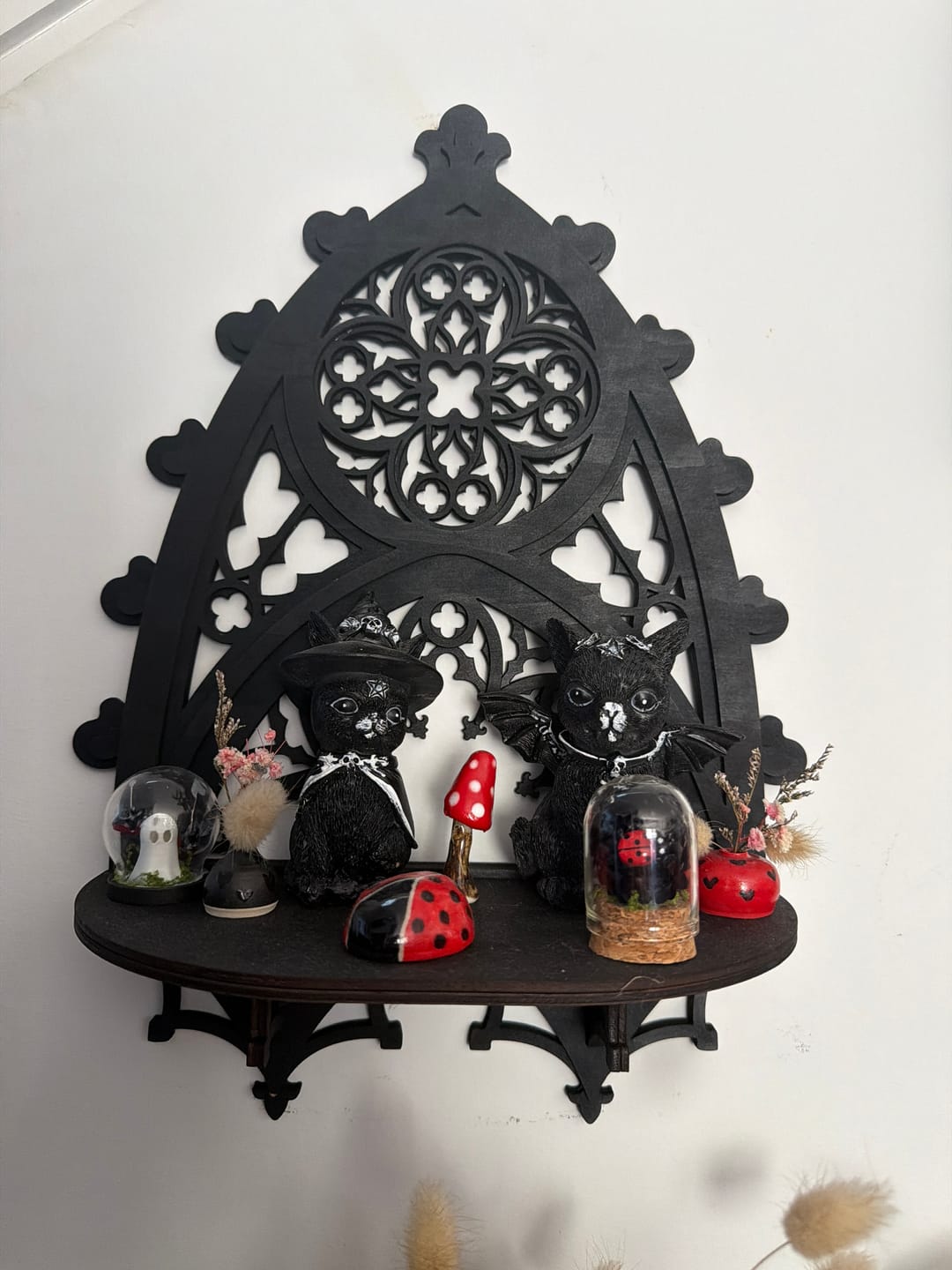 Customer photo review of Gothic Cathedral Large Arch Wall Shelf