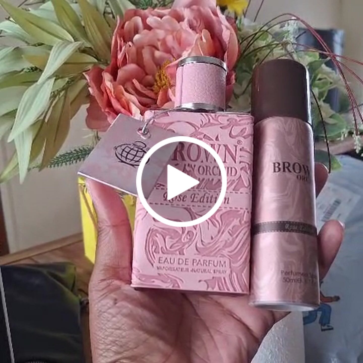 Customer video review of Brown Orchid Rose Edition EDP 80ml