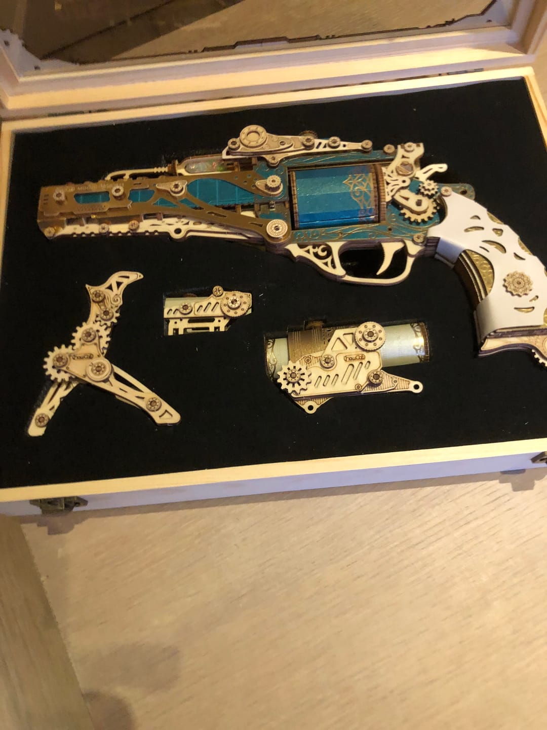 Customer photo review of Revolver 3D Wooden Puzzle Kits
