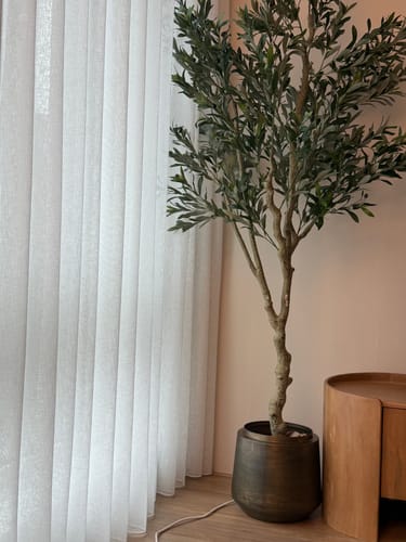 Customer photo review of Bloempot Indigo 33x31cm
