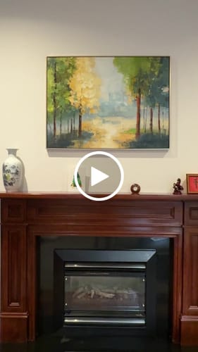 Customer review photo for Colorful Painting #CA290